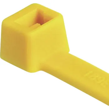 Organizace kabelů HellermannTyton 116-01814 T18R-PA66-YE-C1 stahovací pásky 100 mm 2.50 mm žlutá 100 ks
