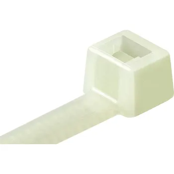 Stahovací páska HellermannTyton 138-00022, UB200A-N-PA66-NA, stahovací pásky, 2.50 mm, 200 mm, přírodní, 100 ks