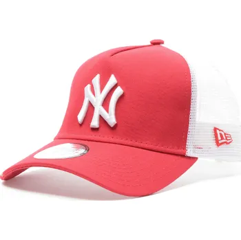 New Era Clean Trucker NY červená/bílá
