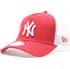 Kšiltovka New Era Clean Trucker NY červená/bílá