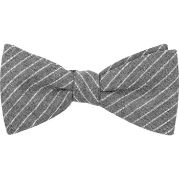 Motýlek Bubibubi Šedý motýlek s proužky