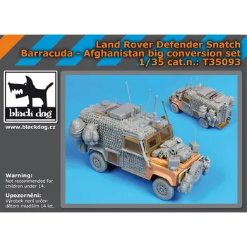 Plastikový model Blackdog 1/35 Land Rover Def.Snatch Barracuda Conv.set BIG