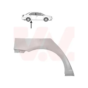 Příslušenství karosérie Boční stěna VAN WEZEL 5307148