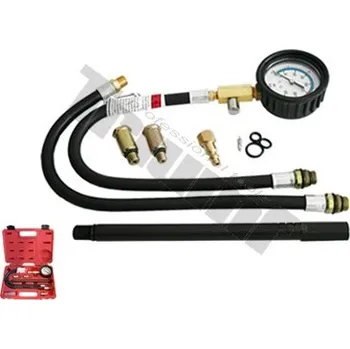 Sada nářadí 10dílná sada pro měření komprese válců benzínových motorů, (+ plnění válců vzduchem) maxi sada