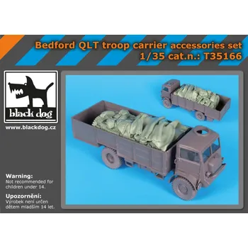 Plastikový model Blackdog 1/35 Bedford QLT troop carrier access.set (IBG)