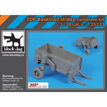 Plastikový model Blackdog 1/35 IDF Basktrail Urdan (complete kit)