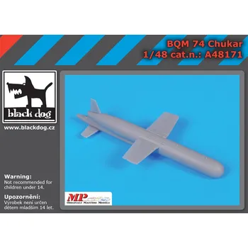 Plastikový model Blackdog 1/48 BQM 74 Chukar