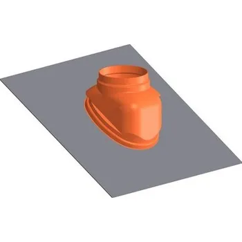 Kouřovod Cox geelen Přechod šikmou střechou Al 5°-25° černá BBDGAA500