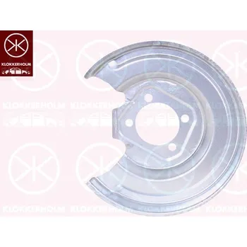 Brzdový kotouč Ochranný plech proti rozstřikování, brzdový kotouč KLOKKERHOLM 8118876