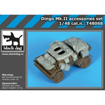 Plastikový model Blackdog 1/48 Dingo MK II accessories set (TAM)