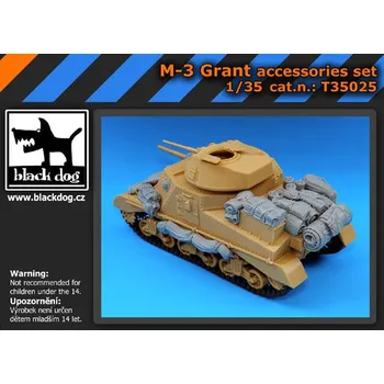Plastikový model Blackdog 1/35 M-3 Grant accessories set (ACAD)