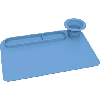 Umělecký štětec crelando® Kelímek na štětce s podložkou (modrá)