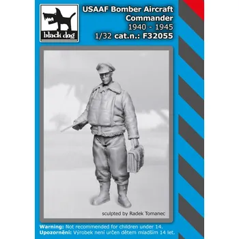 Plastikový model Blackdog 1/32 USAAF Bomber aircraft commander 1940-45