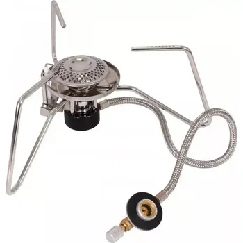 Turistický vařič Universální vařič 3500W s hadičkou MIL-TEC (Vařič s vyšším výkonem 3500W určený pro plynové šroubovací kartuše se závitem.)