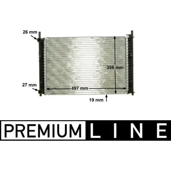 Chladič motoru Chladič, chlazení motoru MAHLE CR 1354 000P