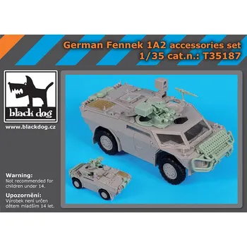 Plastikový model Blackdog 1/35 German Fennek 1A2 accessories set (TRUMP)