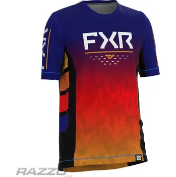 cyklistický dres Dětský dres na kolo FXR Youth ProFlex UPF SS Jersey Anodized KL