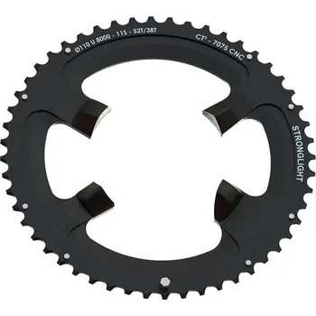 Klika na kolo Stronglight převodník Ultegra FC-R8000 vnejší 46(36) (černá)