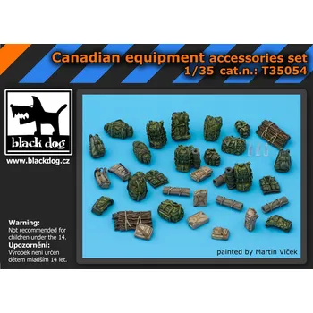 Plastikový model Blackdog 1/35 Canadian equipment accessories set