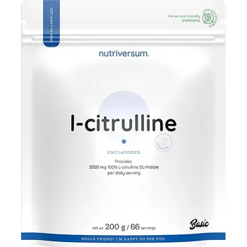 Aminokyselina Nutriversum L-citrulin (200 g, Bez příchutě)