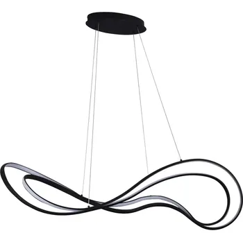 Designový stmívatelný lustr Twist černá