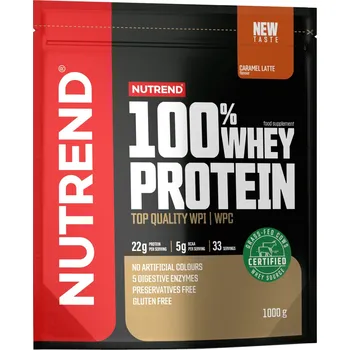 Protein Nutrend 100% WHEY PROTEIN 1000g, sáček karamelové latté