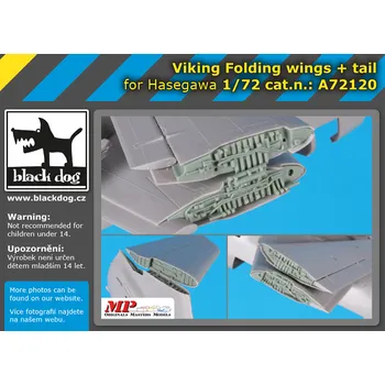 Plastikový model Blackdog 1/72 Viking folding wings + tail (HAS)