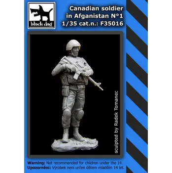 Plastikový model Blackdog 1/35 Canadian soldier in Afghanistan No.1
