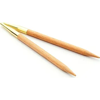 Jehlice kruhové č.8 KnitPro Basix Birch šroubovací