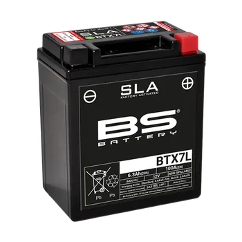 Motobaterie BS Battery BTX7L 12V 6,3Ah 100A