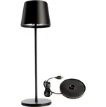 Deko-Light nabíjecí svítidlo - sada Canis černá + nabíjecí základna 620200