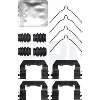 Přislušenství brzdového systému Sada příslušenství, obložení kotoučové brzdy DELPHI LX0736