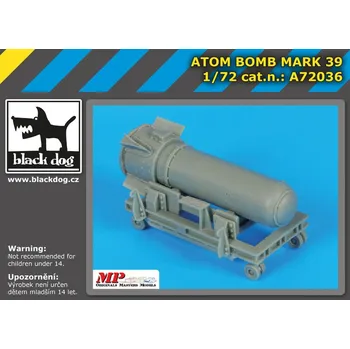 Plastikový model Blackdog 1/72 Atom bomb Mark 39