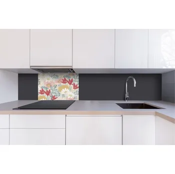 Obklad DIMEX | Dibond za kuchyňskou linku DBW-06040-216 | 60 x 40 cm | Vintage květinový vzor + Dibond deska za kuchyňskou linku DIMEX v rozměru 60 x 40 cm, motiv Vintage květinový vzor