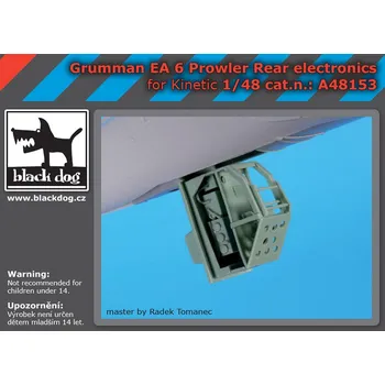 Plastikový model Blackdog 1/48 Grumman EA 6 Prowler rear electronic (KIN)