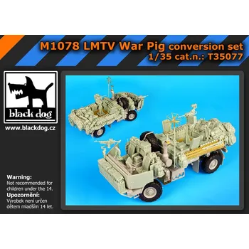 Plastikový model Blackdog 1/35 M1078 LMTV War Pig conversion set (TRUMP)