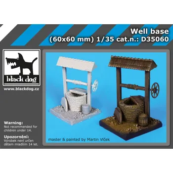Plastikový model Blackdog 1/35 Well base (60x60 mm)