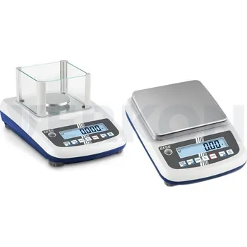 Měřicí přístroj Váhy přesné Kern, série PFB, Typ: PFB 6000-2, Vážní deska [mm]: 190 x 180, Skutečný dílek [g]: 0,01, Váživost [g]: 6000