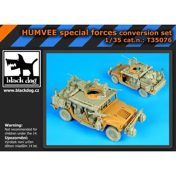 Plastikový model Blackdog 1/35 HUMVEE special forces conversion set (TAM)