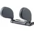 AMiO Boční opěrky hlavy do auta kožené černé