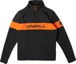 Chlapecká mikina O'Neill COLORBLOCK FLEECE 128 Černá, Oranžová