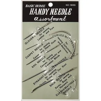 Nástroj na niť a příze Ruční jehly na kůži, pytlovinu - sada 7ks