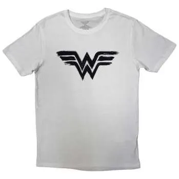 Pánské tričko Merch Dc Comics: Dc Comics Unisex T-shirt: Wonder Woman - Black Paint Logo (x-large) XL