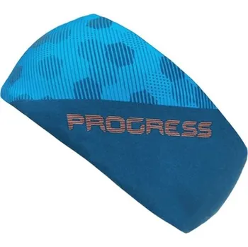 Sportovní čelenka Sportovní čelenka PROGRESS HEADBAND UNI Modrá, Stříbrná