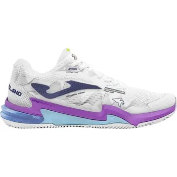 Dámská tenisová obuv Dámská tenisová obuv Joma ROLAND 37 Bílá, Tmavě modrá, Fialová