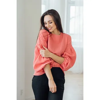 Dámská halenka Mušelínová halenka Coco lososová Velikost: S