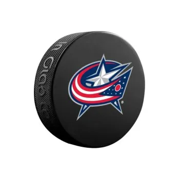 Puk Fanouškovský puk NHL Logo Blister Columbus Blue Jackets, Barva Černá