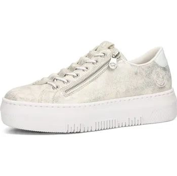 Dámské tenisky Rieker dámské stylové tenisky - béžovo zlaté