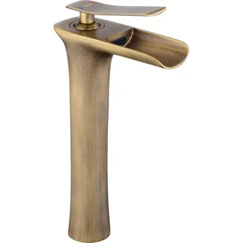 Vodovodní baterie REA Laguna umyvadlová baterie REA Laguna antique - broušené zlato, vysoká REA-B8120