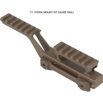 Wosport WST montáž T1 HYDRA MOUNT, nízká RIS lišta - Písková